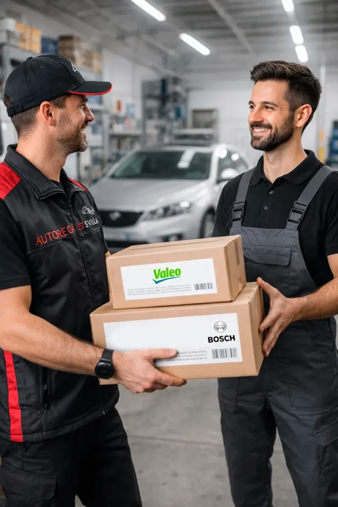 Autorecambios Sevilla es tu proveedor de recambios para talleres de coches y motos en Sevilla